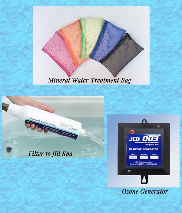 Natural hot tub water treatment